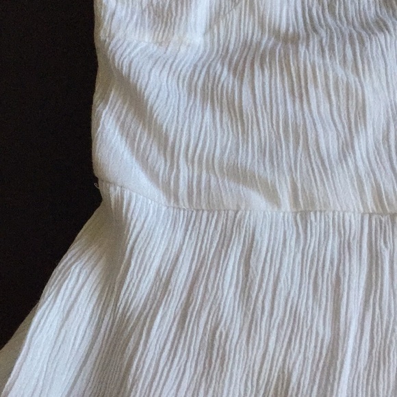 White Tank Sexy scoop neck 💯 cotton square back and lined​ - Picture 5 of 10